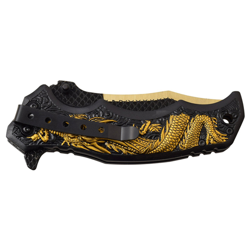 Dark Side Blades 3Cr13 Steel Plain Edge Folding Knife