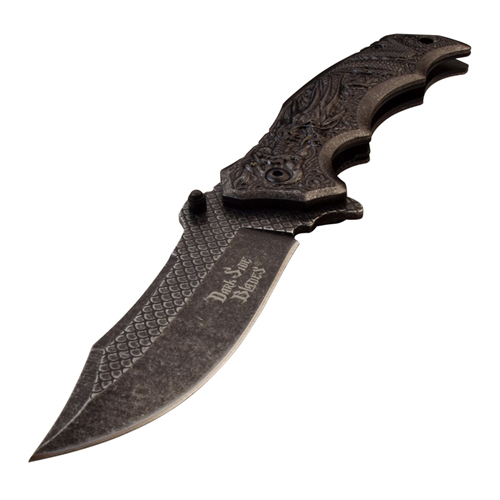 Dark Side Blades 3Cr13 Steel Plain Edge Folding Knife