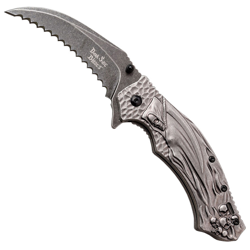 Dark Side Blades Aluminum Handle Folding Knife