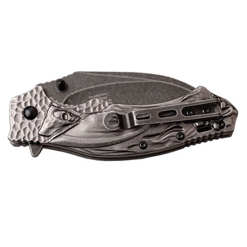 Dark Side Blades Aluminum Handle Folding Knife