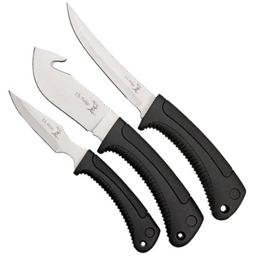 Elk Ridge Fixed Hunting Knife - 3 Pieces Set