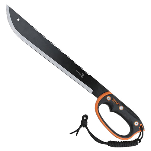 Elk Ridge Black Reverse Serrated Blade Machete