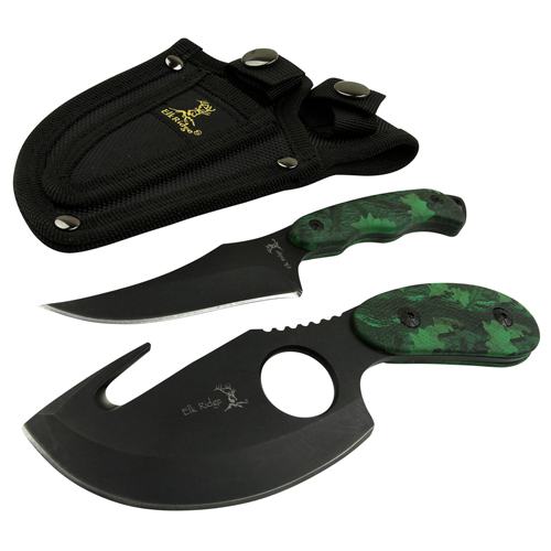 Master Cutlery Elk Ridge ER-300CA Hunting Knife 2 Piece Set