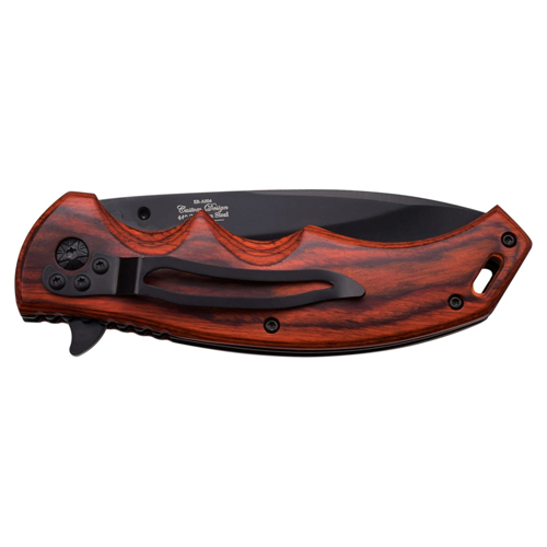 Master Cutlery Elk Ridge Pakkawood Handle Folding Knife