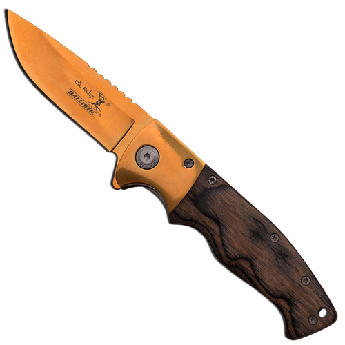 Elk Ridge Wooden Handle Folding Knife