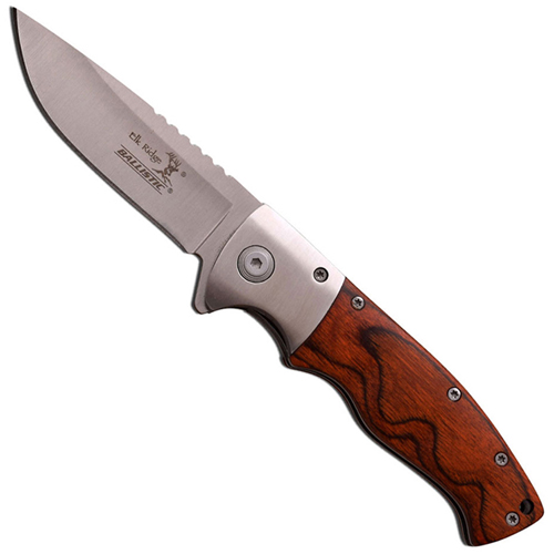 Elk Ridge Wooden Handle Folding Knife