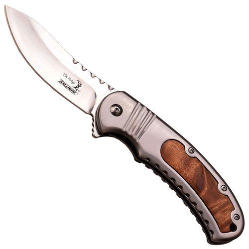 Elk Ridge Insert Handle Folding Knife w/ Pocket Clip