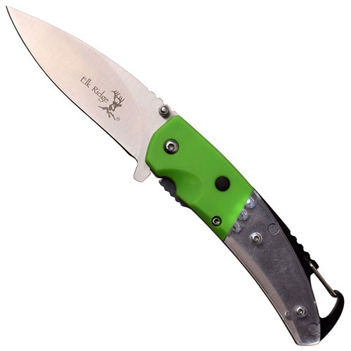Elk Ridge Nylon Fiber Handle w/ Bulb LED Folding Knife