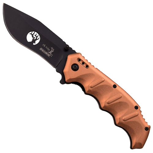 Elk Ridge Cut Wire Logo Folding Knife w/ Pocket Clip