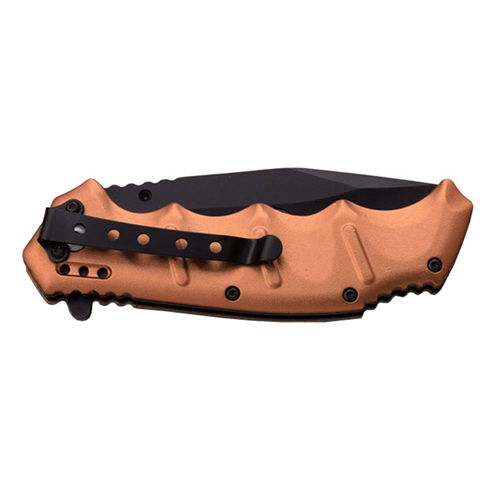 Elk Ridge Cut Wire Logo Folding Knife w/ Pocket Clip