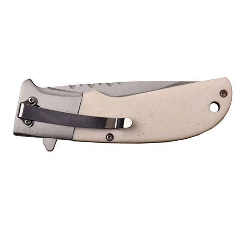 Elk Ridge Stamped Stainless Steel Bolster Folding Knife
