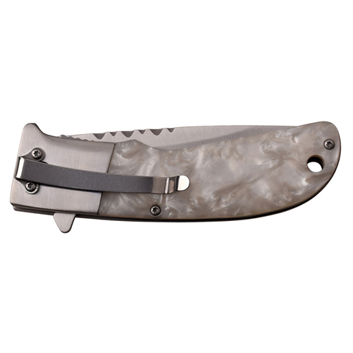 Elk Ridge Stamped Stainless Steel Bolster Folding Knife