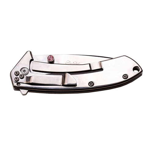 Femme Fatale Diamonds Are Forever Folding Knife