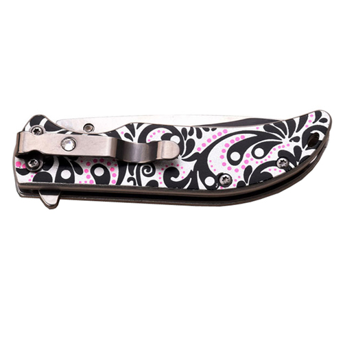 Femme Fatale 3 Inch 3 MM Thick Blade Stainless Steel Folding Knife