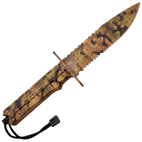 Survivor HK-796 Half Serrated Edge Blade Fixed Knife