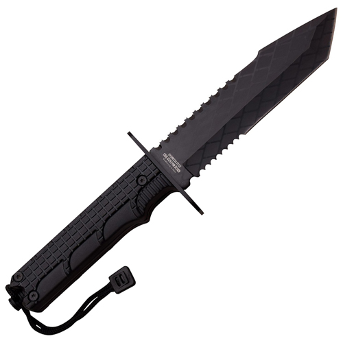 Survivor HK-796 Half Serrated Edge Blade Fixed Knife