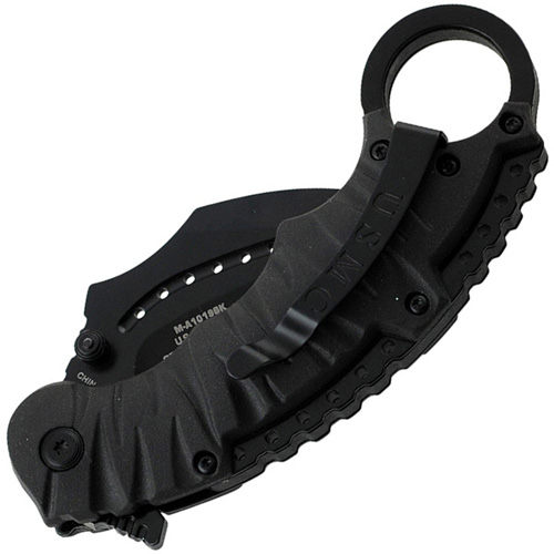 US Marines A1019 Half Serrated Edge Blade Folding Knife