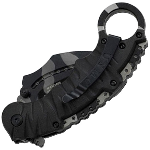 US Marines A1019 Half Serrated Edge Blade Folding Knife