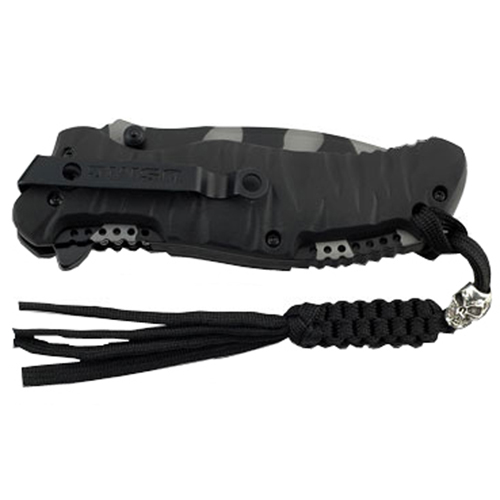 US Marine 3.5 Inch Half Serrated Edge Folding Blade Knife