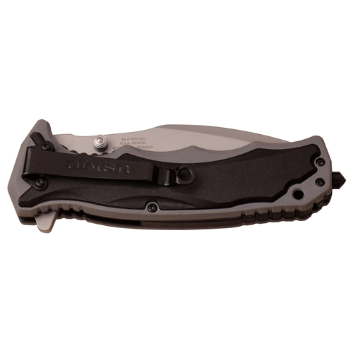 MTech USA Marines 5 Inch Double Injection Molded Handle Folding Knife