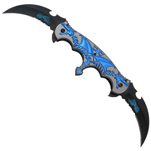 Masters Collection 6 Inch Closed Dual Tone Handle Folding Knife