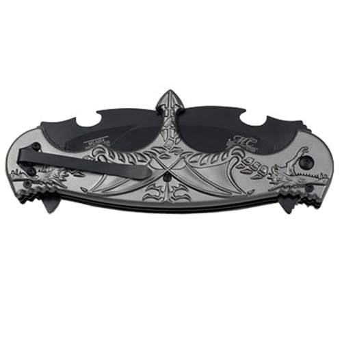 Masters Collection 6 Inch Closed Dual Tone Handle Folding Knife