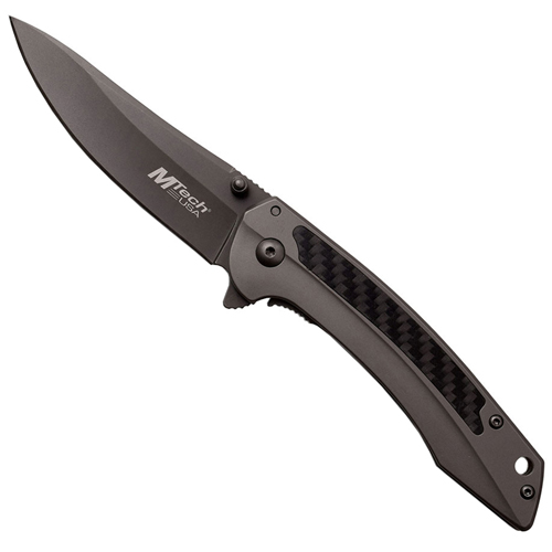 MTech USA Ball Bearing Pivot Tinite Coated Handle Folding Knife