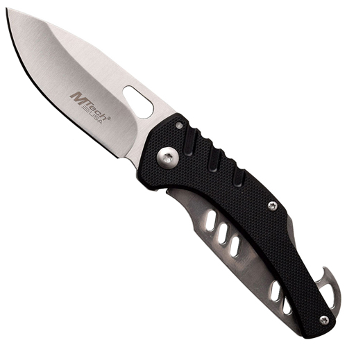 MTech USA G10 Handle Folding Knife w/ Waterproof Case