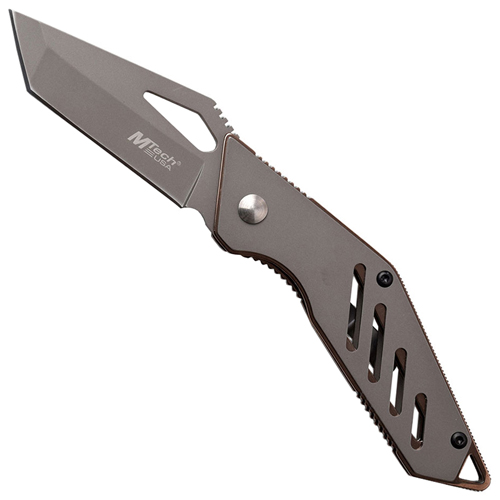 MTech USA Grey Tinite Coated Folding Knife