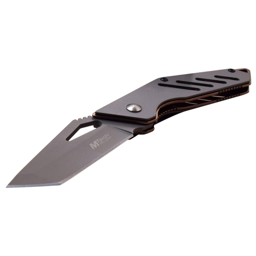 MTech USA Grey Tinite Coated Folding Knife