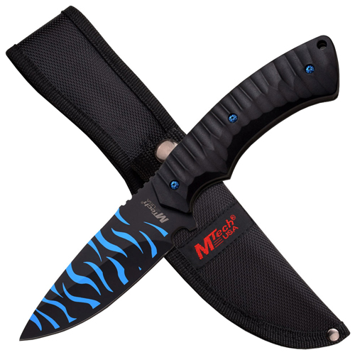 MTech USA Camo Coating Fixed Blade Knife