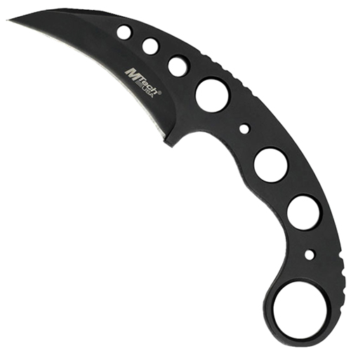 Master Cutlery Mtech USA Black Stainless Steel Handle 7-Inch Fixed Blade Knife