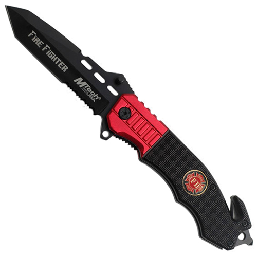 MTech USA 4.5 Inch Closed Half Serrated Folding Knife