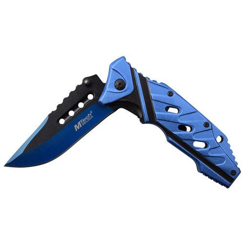MTech USA 3.5 Inch Two Tone Blade Folding Knife