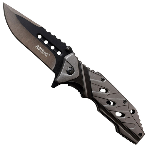 MTech USA 3.5 Inch Two Tone Blade Folding Knife