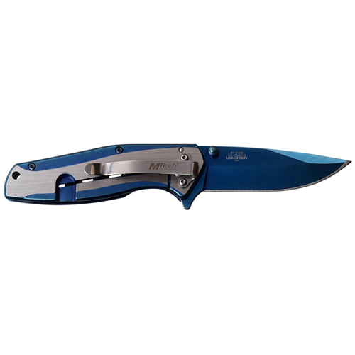 MTech USA Tinite Coated & Satin Handle Folding Knife