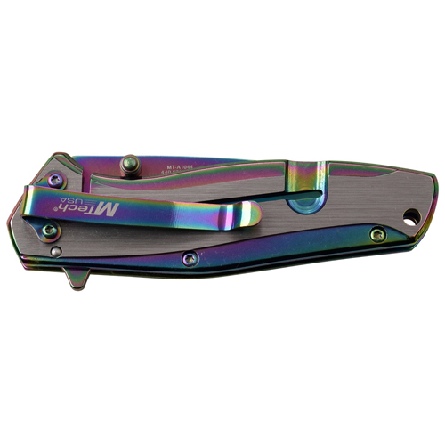 MTech USA Tinite Coated & Satin Handle Folding Knife