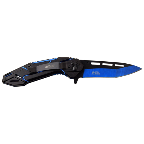 MTech USA 3.5 Inch Electro Plated Blade Folding Knife