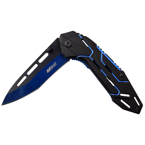 MTech USA 3.5 Inch Electro Plated Blade Folding Knife