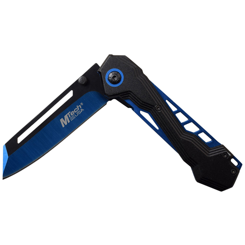 MTech USA A1057 Electro-Plated Liners Folding Knife