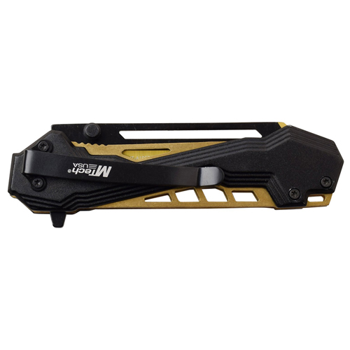 MTech USA A1057 Electro-Plated Liners Folding Knife