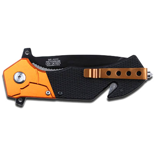 Mtech USA Tanto Folding Knife - Half Serrated Edge