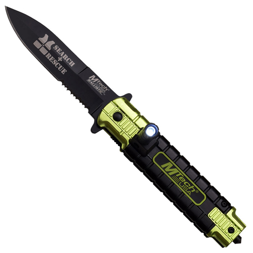 MTech USA Dual Tone Aluminum Handle Folding Knife