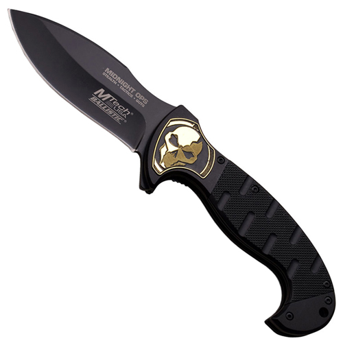 MTech USA Aluminum Skull Bolster Ballistic Folding Knife