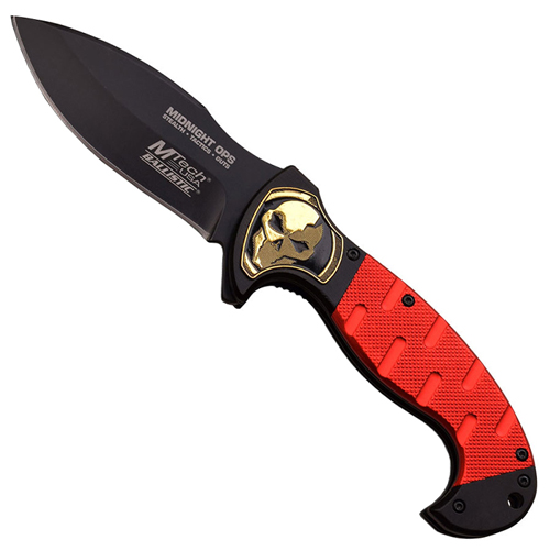 MTech USA Aluminum Skull Bolster Ballistic Folding Knife