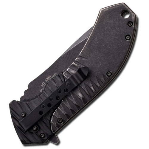 MTech USA Black Stonewash Folding Knife