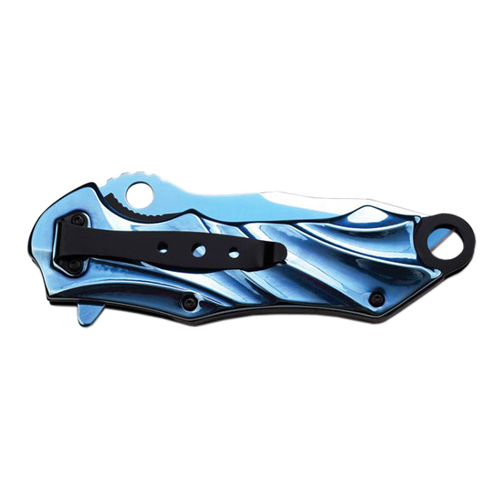 MTech USA A888 Stainless Steel Handle Folding Knife