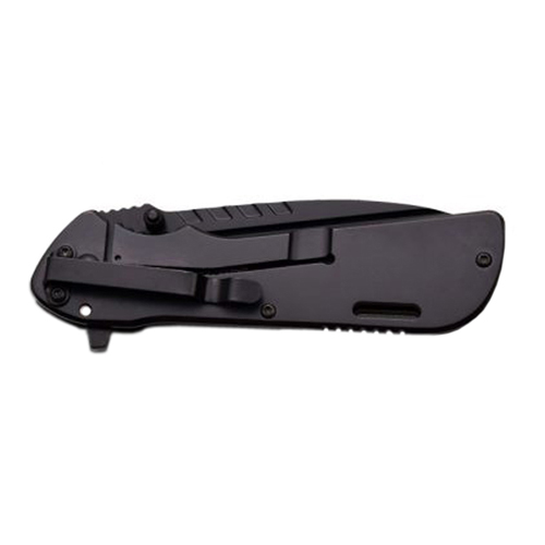 MTech USA A890BP Black Plain Edge Blade Folding Knife