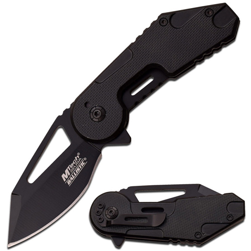 MTech Black Spring Assisted Knife