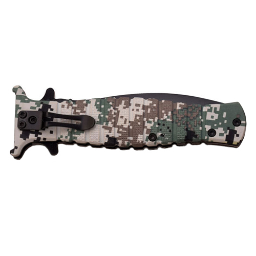 MTech USA 4.5 Inch Closed Black Finished Blade Folding Knife